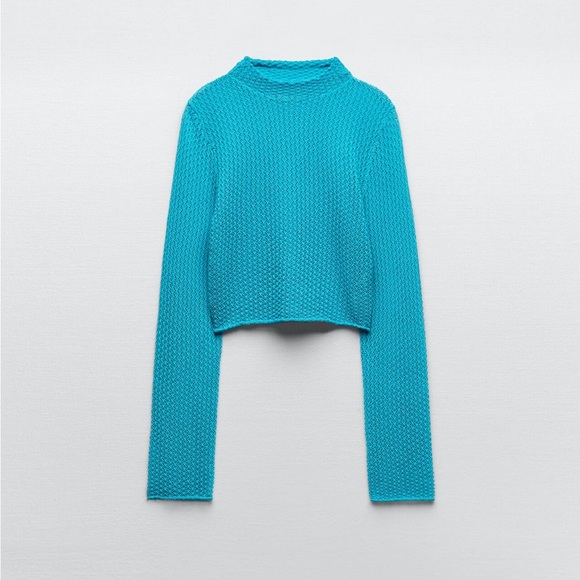 Zara Pointelle Blue Set - Picture 5 of 7